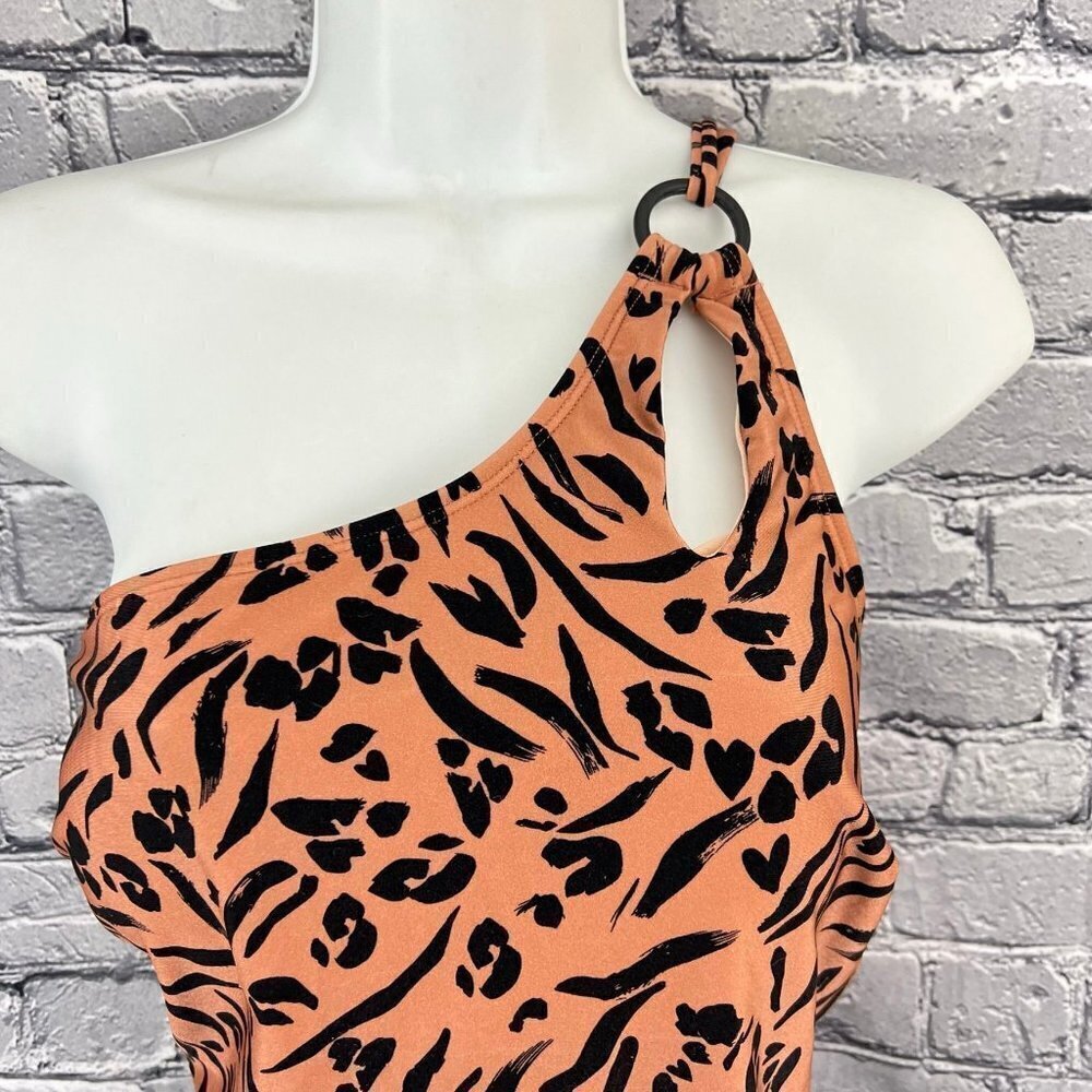 Cupshe Love Struck Asymmetrical One Piece Swimsuit Size XL - Picture 7 of 8